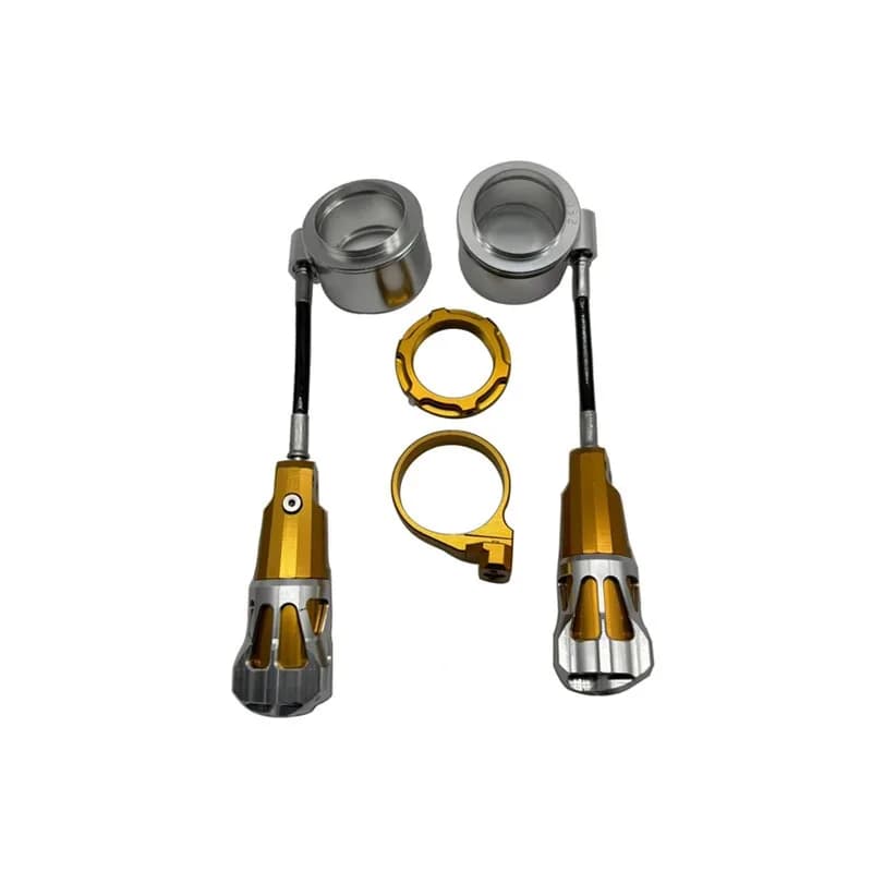motorcycle shock absorber, height adjuster CNC modified motorcycle rear shock spring adjustment