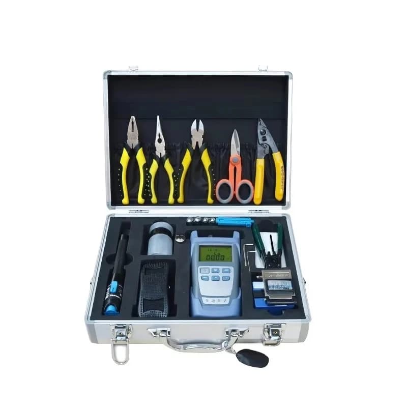 FTTH Cut Hand Fiber Optic Termination Tool Kit Set