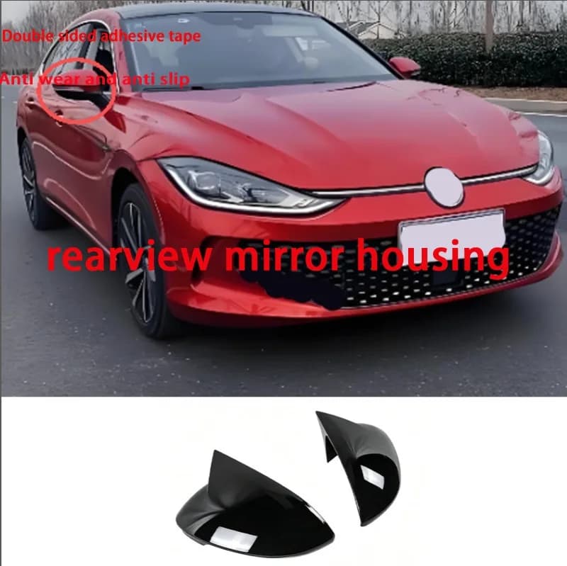 Suitable for 22 Volkswagen Lingdu L horn rearview mirror shell modified carbon fiber reversing mirror reflector