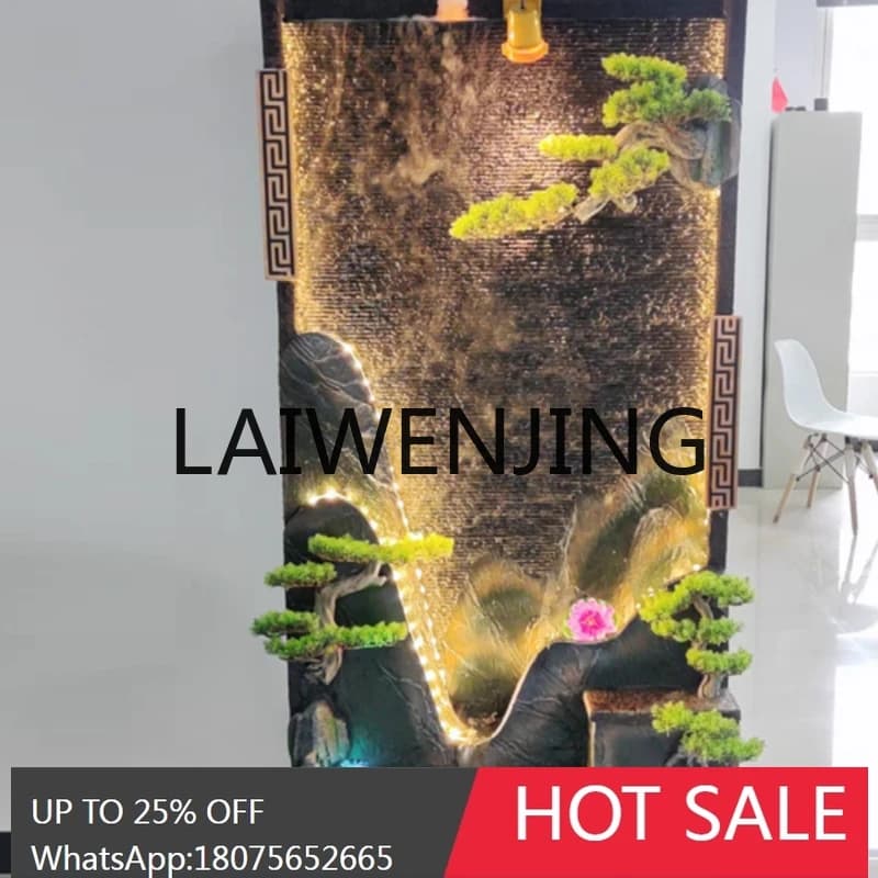 RWJ Living Room New Chinese Style Fortune Fountain Water Screen Fortune New Home Gift