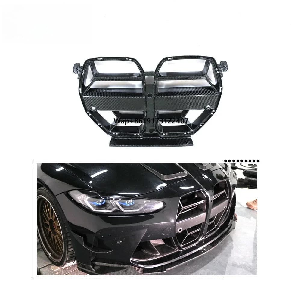 Carbon Fiber Front Kidney Grille for  G80 M3 & G82 / G83 M4 2021-2022 Without ACC