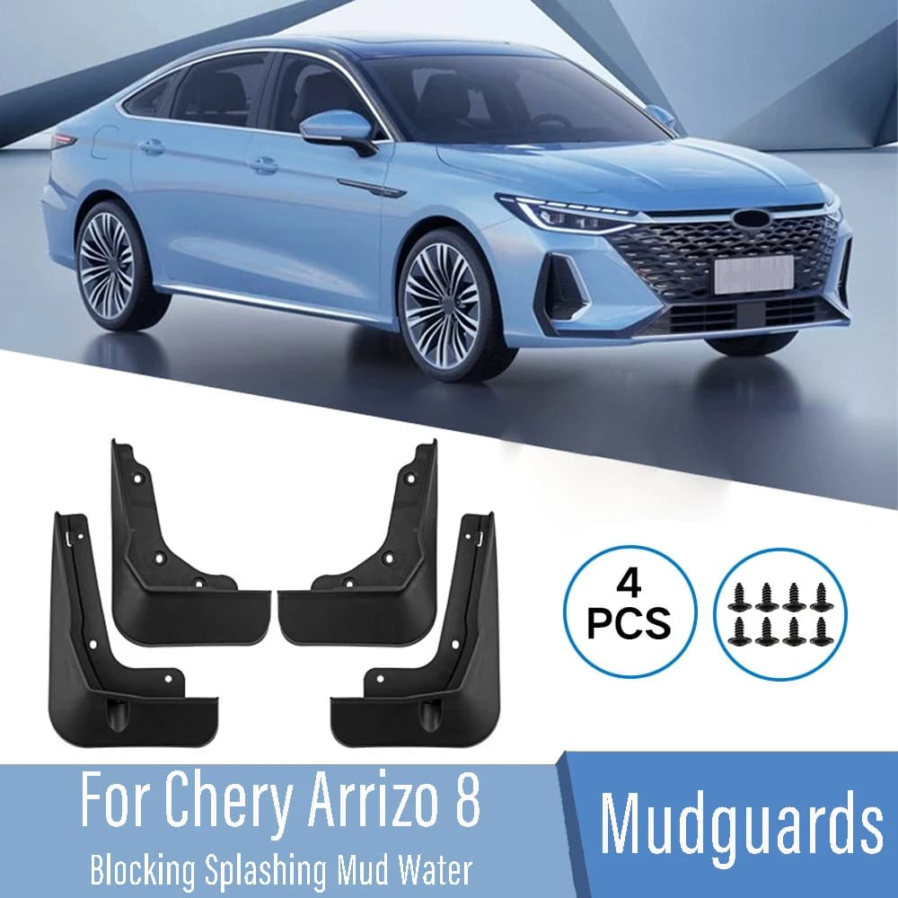 For Chery Arrizo 8 2022 2023 2024 2025 2026 Auto Mudguard Wings Car Fenders Splash Protector Exterior Accessories