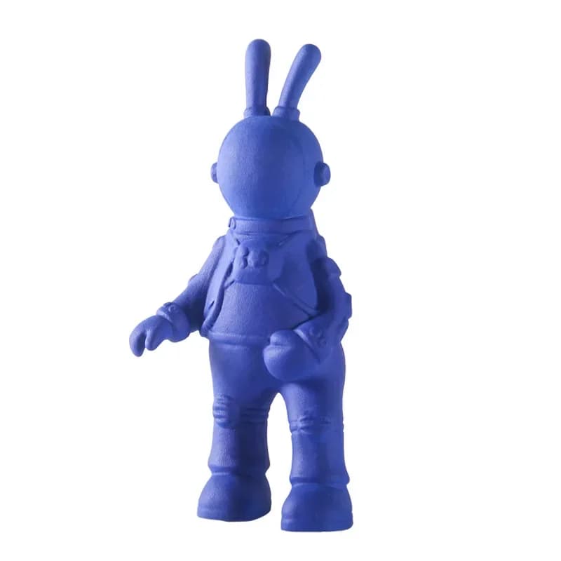 Nordic creative ceramic cartoon robot ornament porch handicrafts decoration