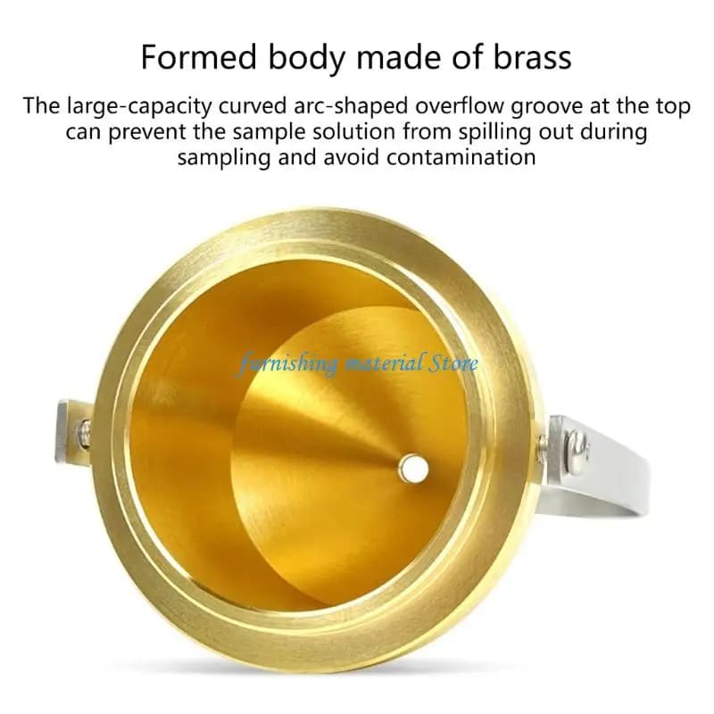 Y5GD Brasses Viscosity Cup for High Precisions Flows Time Measurement in Laboratory