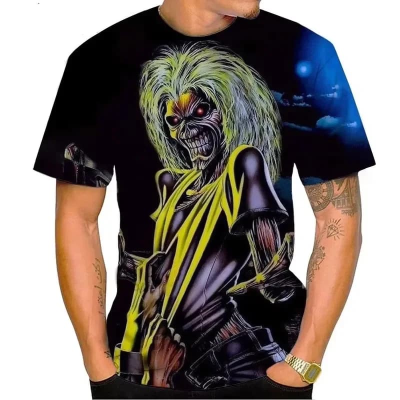 2026 Bestselling 3D Printed Live Dead Rock Music T-Shirt for Men and Women Featuring Round Neck Design Short Sleeves Heavy