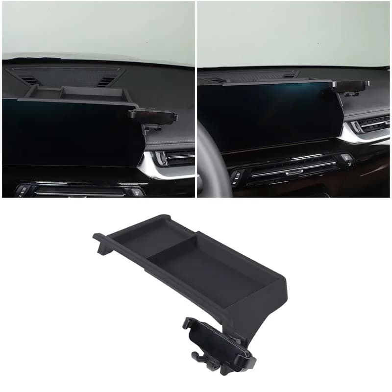 For BMW X1 U11 2023 2024 ABS Car Center Screen Wireless Charging Mobile Phone Holder Storage Box Mobile Phone Tray Accessories