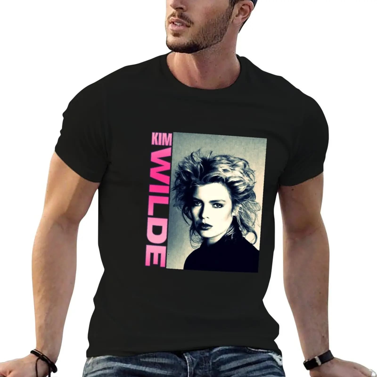Wonderful Kim Wilde T-Shirt Work Style Casual T-Shirt