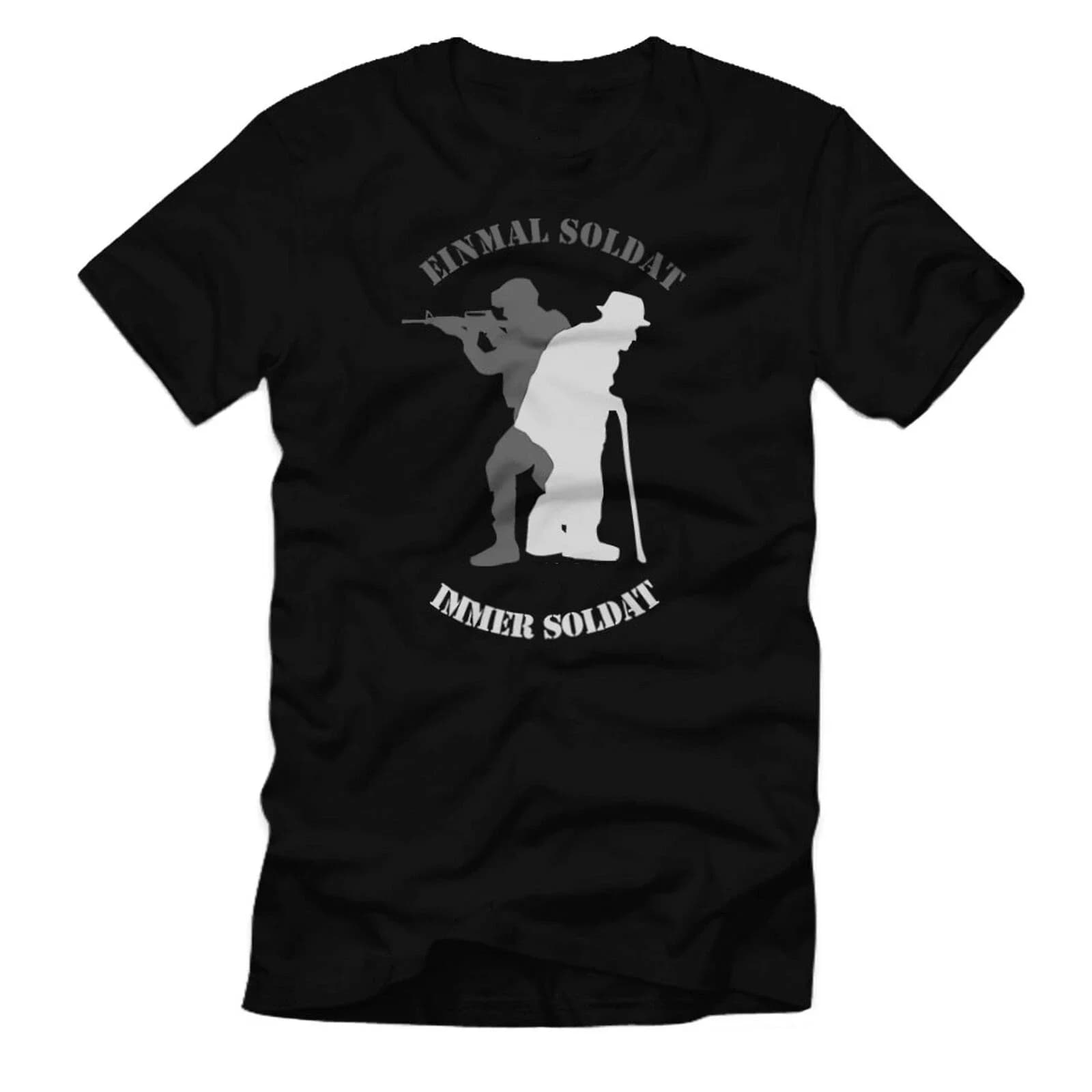 ONCE A SOLDIER ALWAYS A SOLDIER Forever Shirt T-Shirt Summer Cotton O-Neck Short Sleeve Mens T Shirt New S-3XL