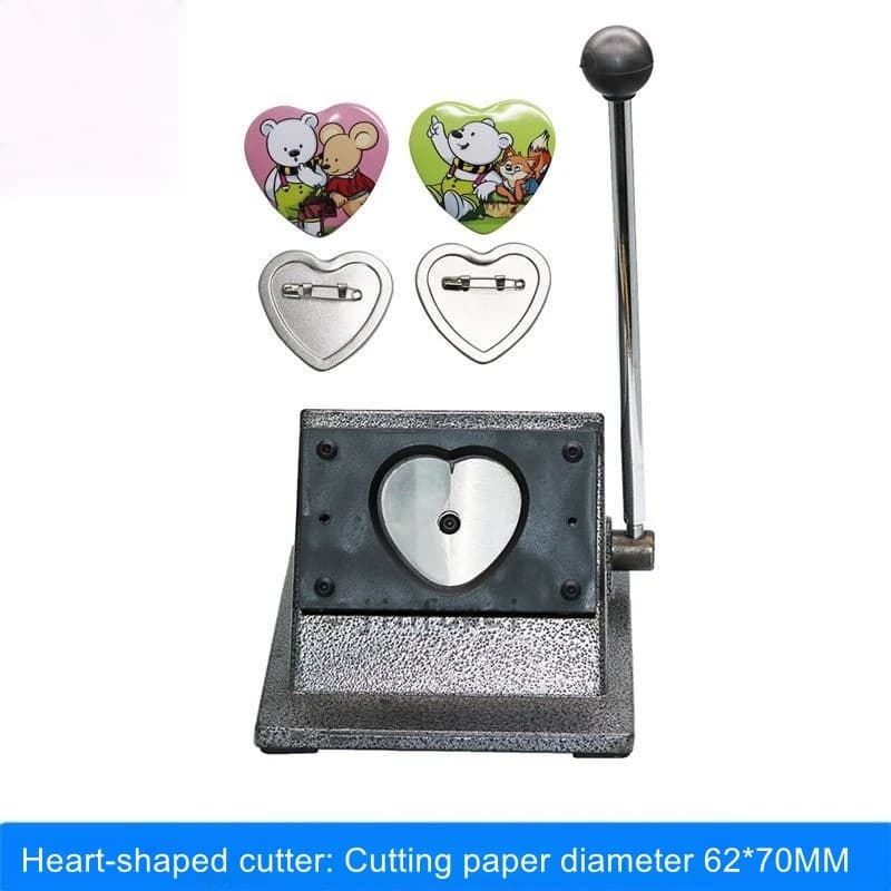 Love shaped cutting knife, tinplate badge, love shaped bar material, chest badge consumables, card cutting machine