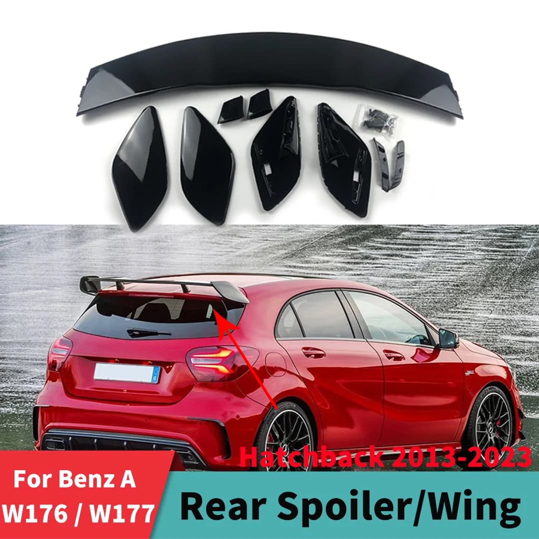 Body Kit Styling Rear Spoiler Wing Back Tail For Mercedes Benz A W176 W177 A180 A45 A200 A220 A260 A250 2013-2022 Modified Refit