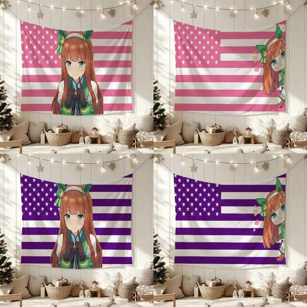 S-Silence S-Suzuka Flag Outdoor Decorations for Bedrooms Home Decor Items Decoration Banners