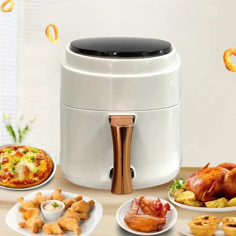 Smart touch screen custom oil-free electric hot air fryer, adjustable temperature control