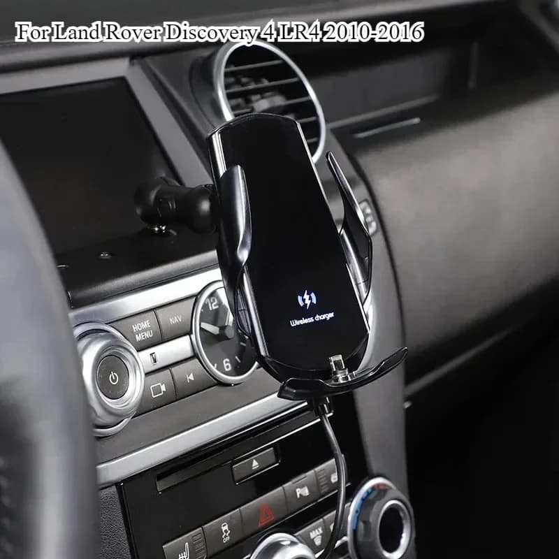 For Land Rover Discovery 4 LR4 2010-2016 Black Car Navigation Screen Front Mobile Phone Bracket GPS Navigation Car Accessories