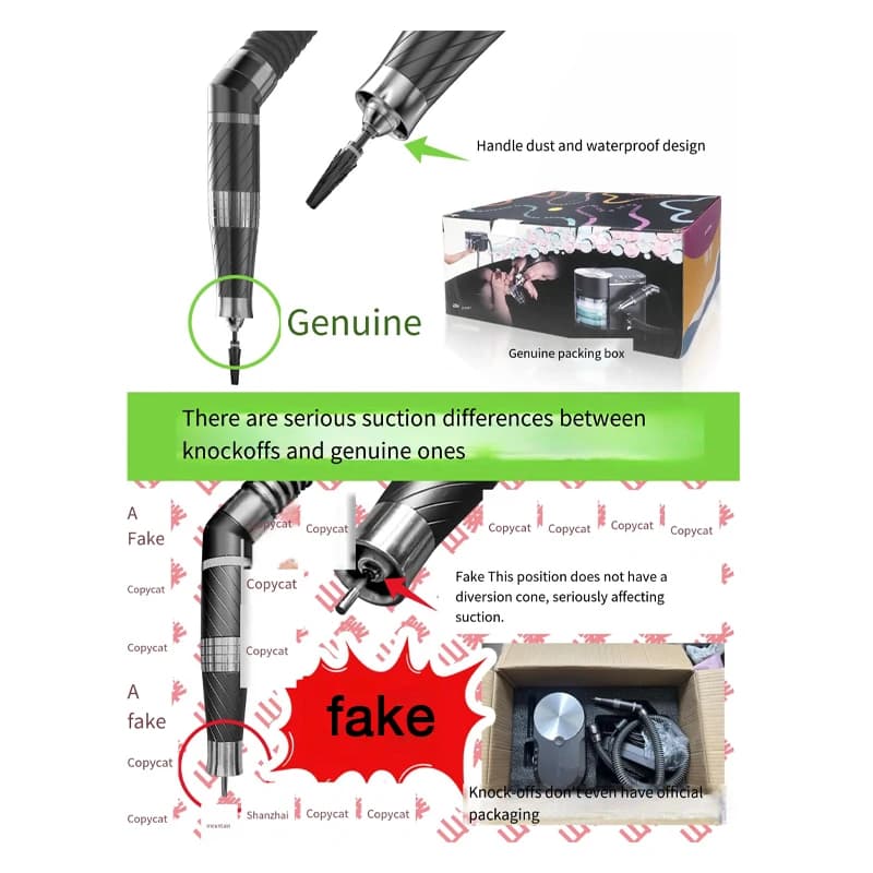 Professional Mini Whirlwind Nail Drill for Individual Use and Nail Salons Genuine Product Made of Durable Plastic
