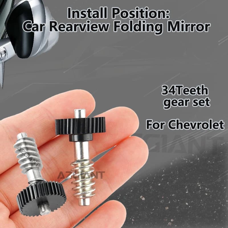 AZGIANT For Chevrolet Cruze MK2 2016-2020/Malibu MK9 2016-2021 Car Power folding side view mirror 34 Teeth gearwheel repair tool