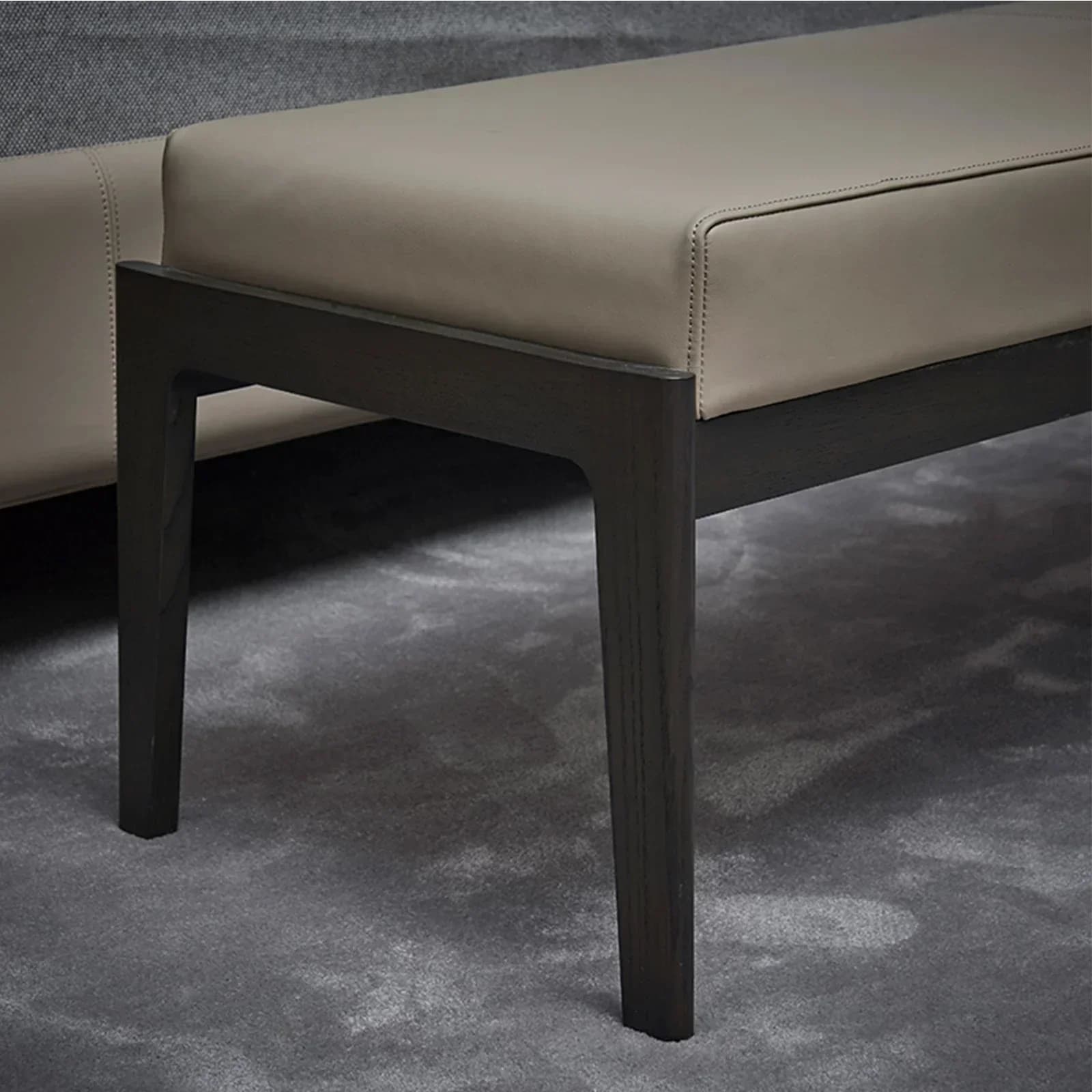 factory direct sales  High-quality top-floor cowhide bedroom bench