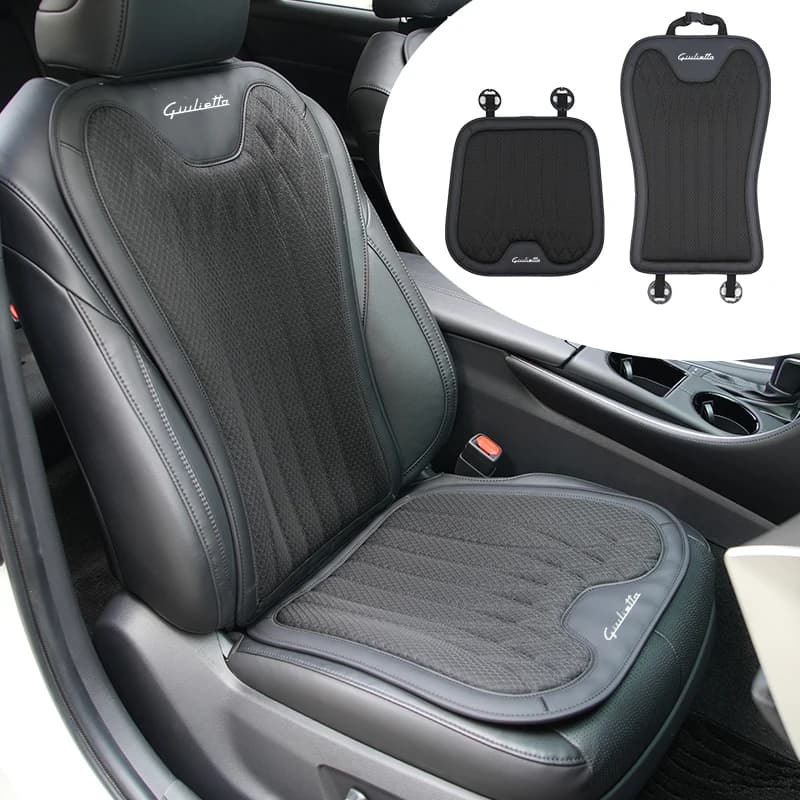 Car Seat Ice Silk Cushion Backrest Seat Protector Cover Accessories For Giulietta 159 147 156 166 Mito Giulia GT Stel