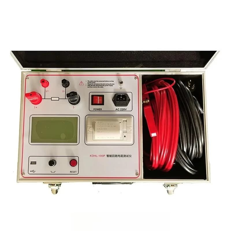 Intelligent Digital Contact Resistance Meter Loop Resistance Tester Electrical Instrument Micro Ohm Meter