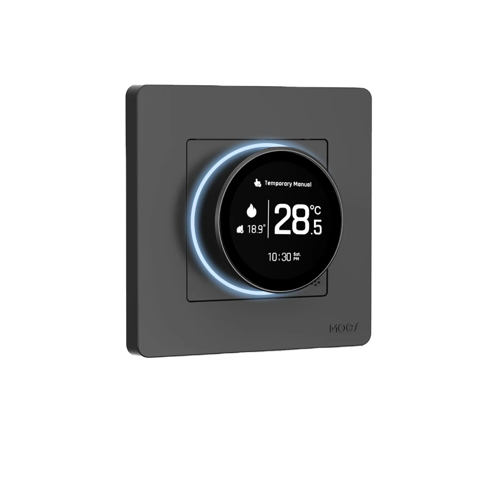 Smart Thermostat Rotary Adjustable Button Thermostat for Water Heating Water/gas Boiler Electric Floor Heating System