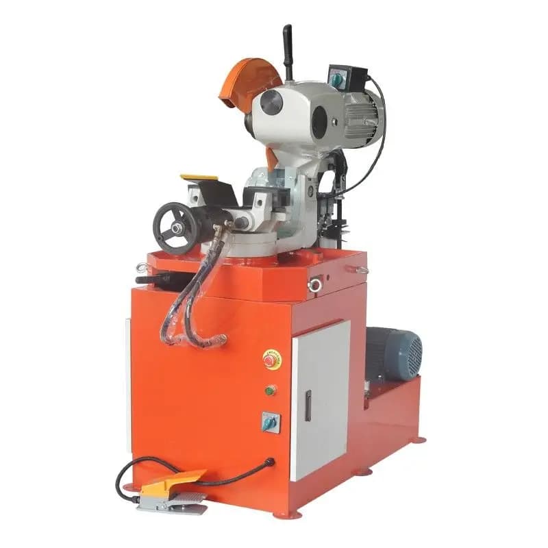 45 degree angle burr-free multi-function pipe cutting machine, automatic metal circular saw