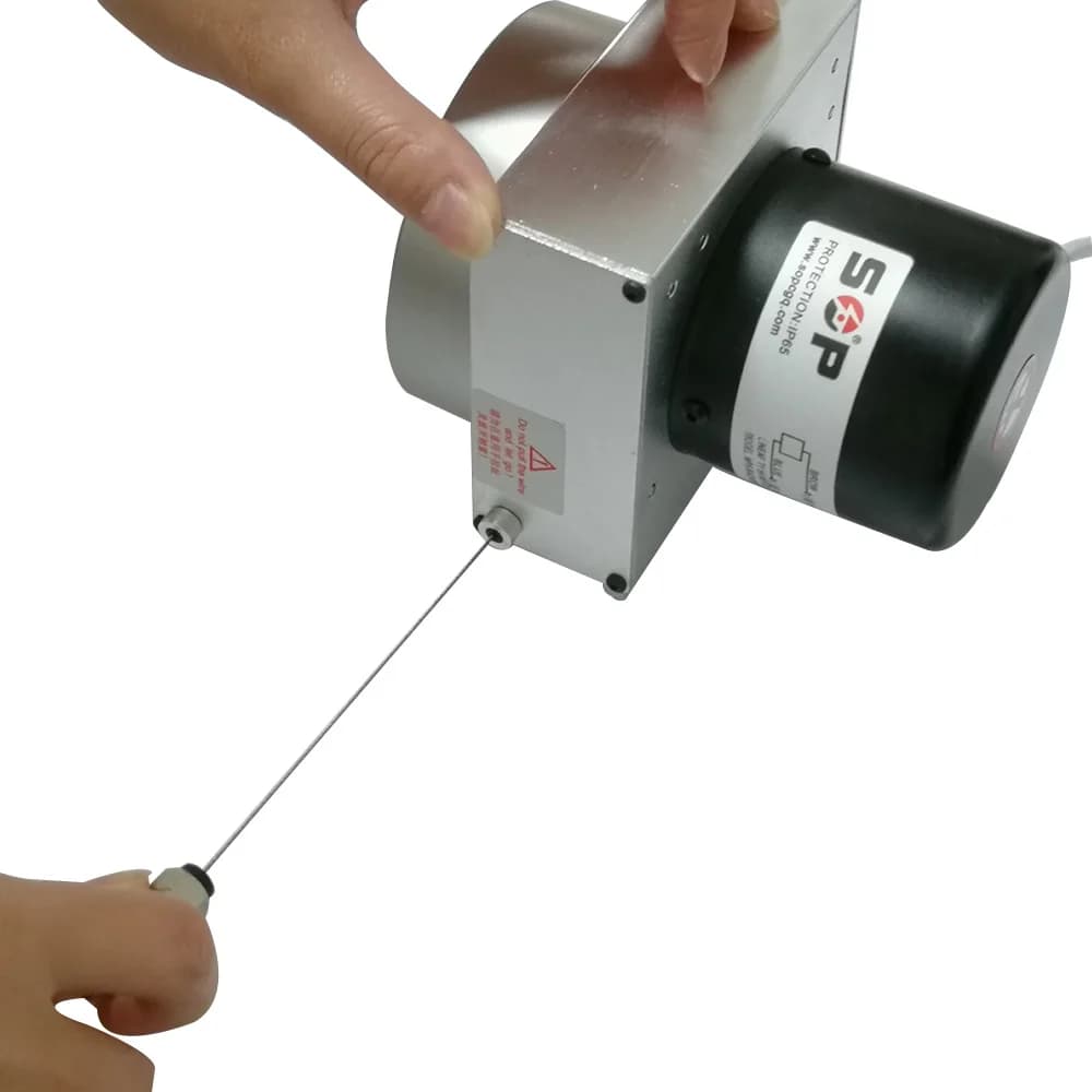 5000mm 4-20mA High Accuracy String Potentiometer Draw-wire Sensor