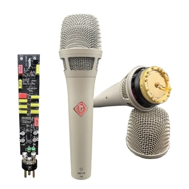Membrane condenser microphone recording microphone 34MM large diaphragm handheld condenser microphone live recording studio