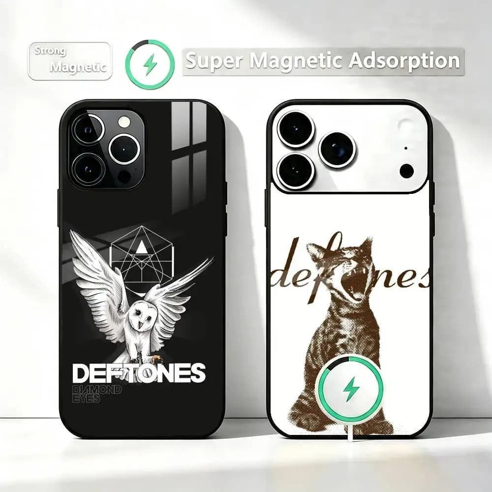 Metal band Deftones Gift  Phone Case For iPhone17,16,15,14,13,12,11 Plus,Pro Allows magnetic wireless charging