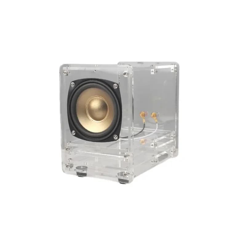 Simple and transparent full audio acrylic, audio computer speakers