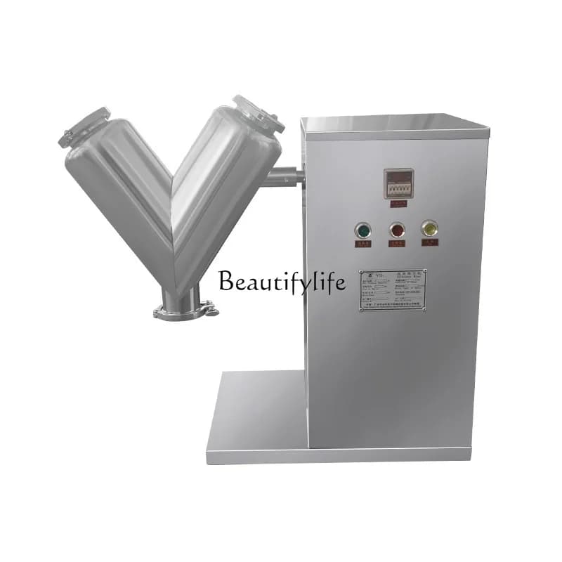 3Powder Mixer Manufacturer Laboratory Stainless Steel Small V-Type Single Arm Mixing Mixer