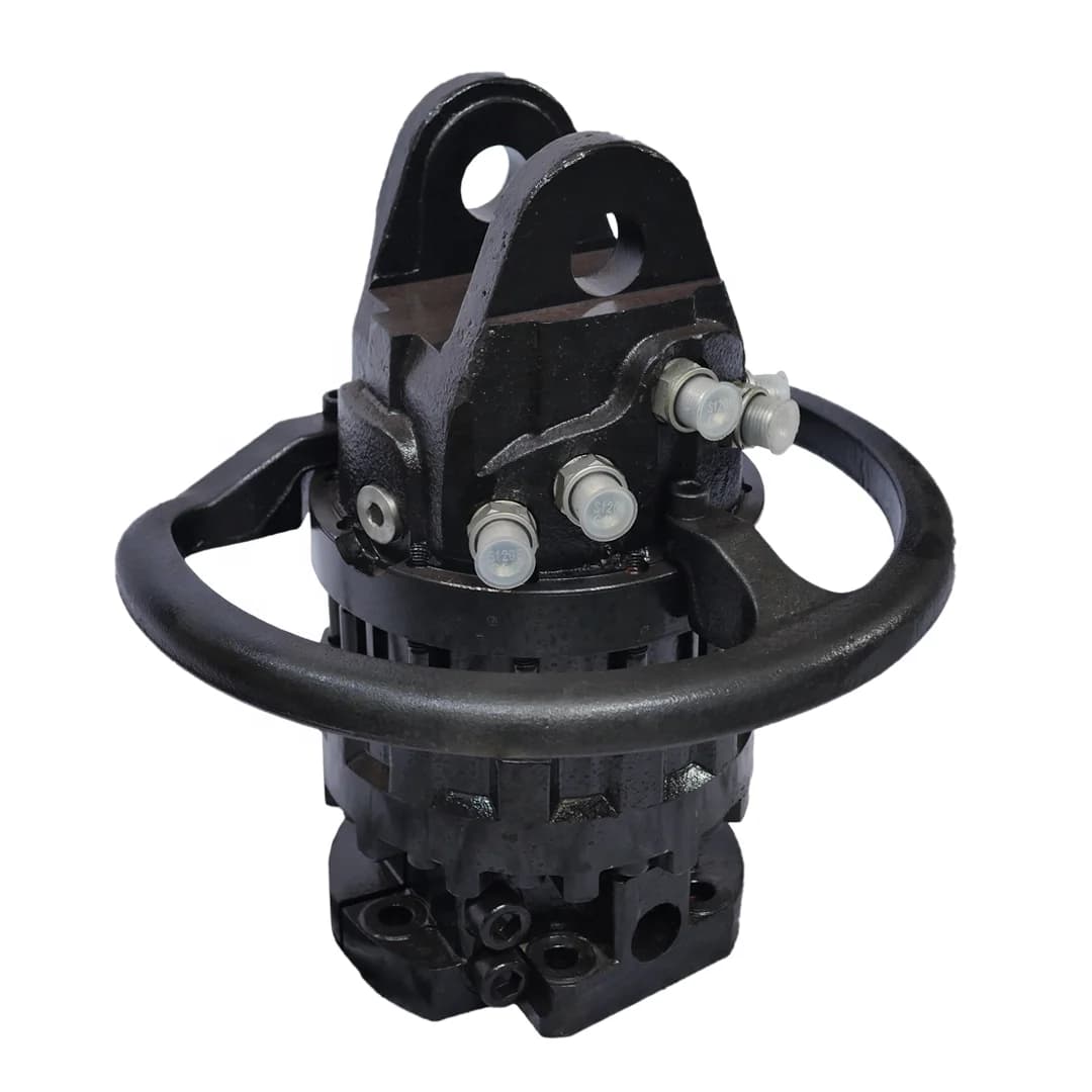 DRB160FD Hydraulic Rotator And Motor For Excavator Grapple 360 Degree Rotation For Log Handling In Construction Work