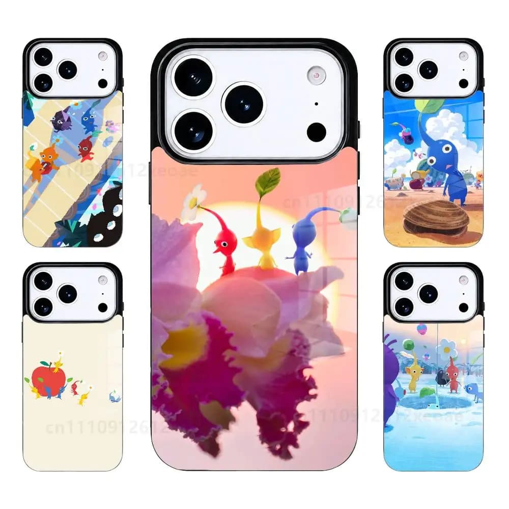 P-Pikmin Phone Case For iPhone 17 Air 16 15 14 13 12 11 Pro PROMax Plus Mini Magsafes Wireless Charging Cover