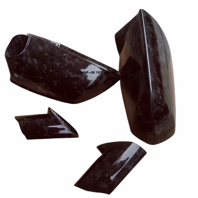 For  Huracan LP610-4 LP580-2 LP640 2014-2019 Dry Carbon Fiber Forged Grain Rearview Mirror Housing Pair of Body Kits