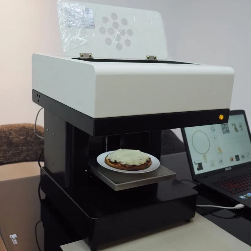Milk tea cake 3d coffee latte printer, cake pastry milk foam milk cover, large size latte machine