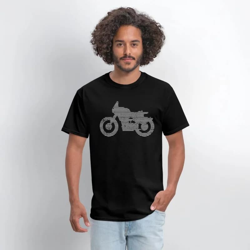 0415 Retro Motorcycle Gift t shirt for Cafe Racer Full Of Spee Graphic clothes 100% cotton printed tee All size Tops S-6XL