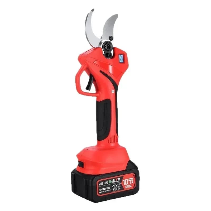 Electric pruning shears garden fruit tree thick branches high power electric shears rechargeable lithium battery radio shears
