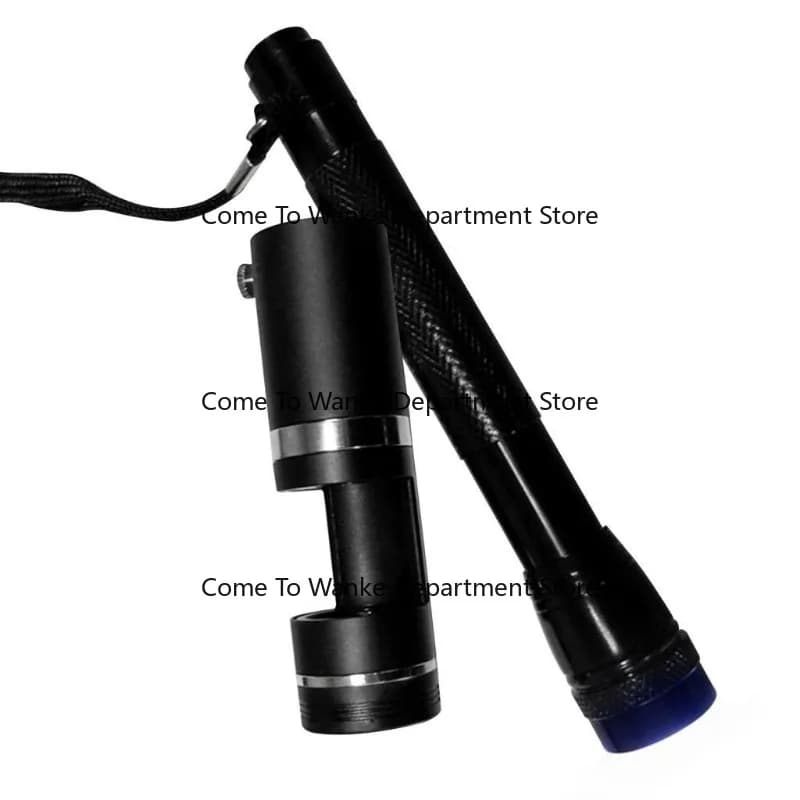 Dark-field lighting 10x jewelry magnifying glass with flashlight