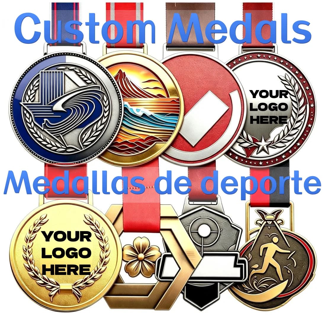 Medal and Award Makes Custom 2D Gold Plated Blank Weightlifting Medals Sports Award Athletics Event Medals