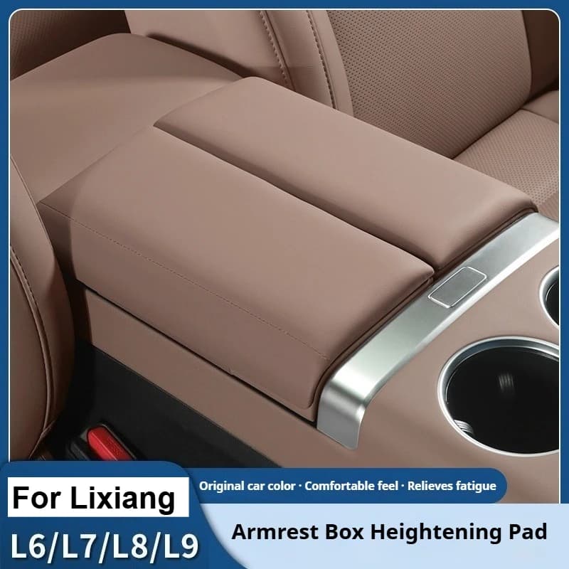 For Li Lixiang L6 L7 L8 L9 Car Armrest Box Protective Cover Ideal Armrest Box Height Increase  Leather Scratch-Resistan Pad
