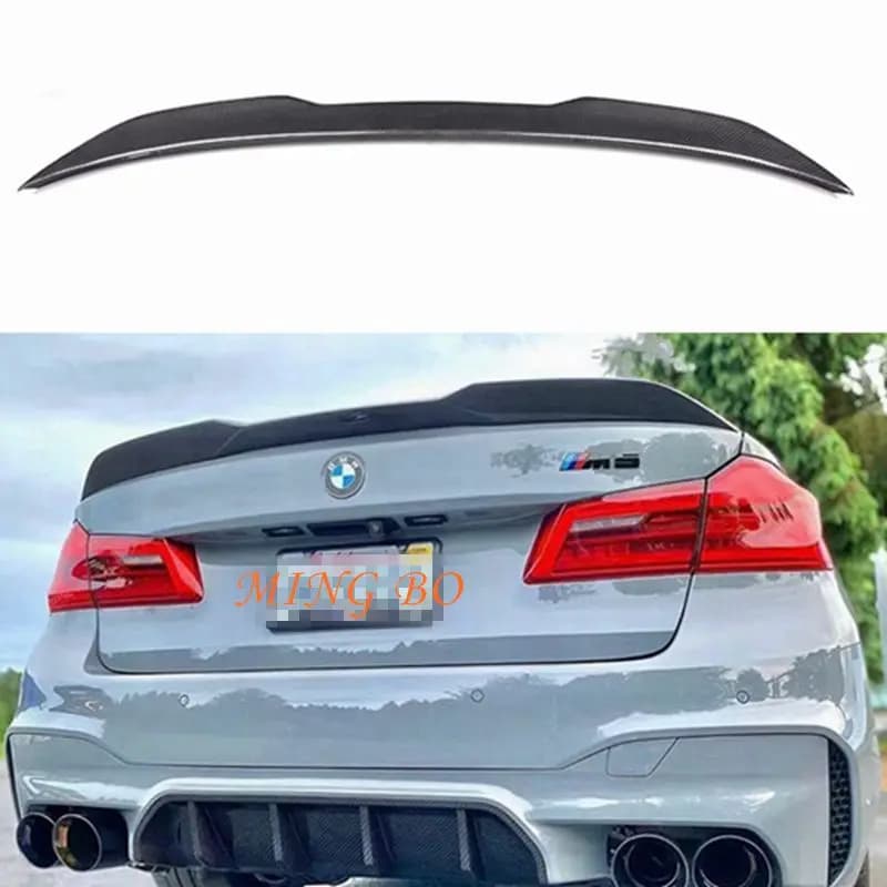 2016-2023 FRP Forged carbon FOR BMW 5 Series G30 G38&M5 F90 PRO Style Carbon fiber Rear Spoiler Trunk wing