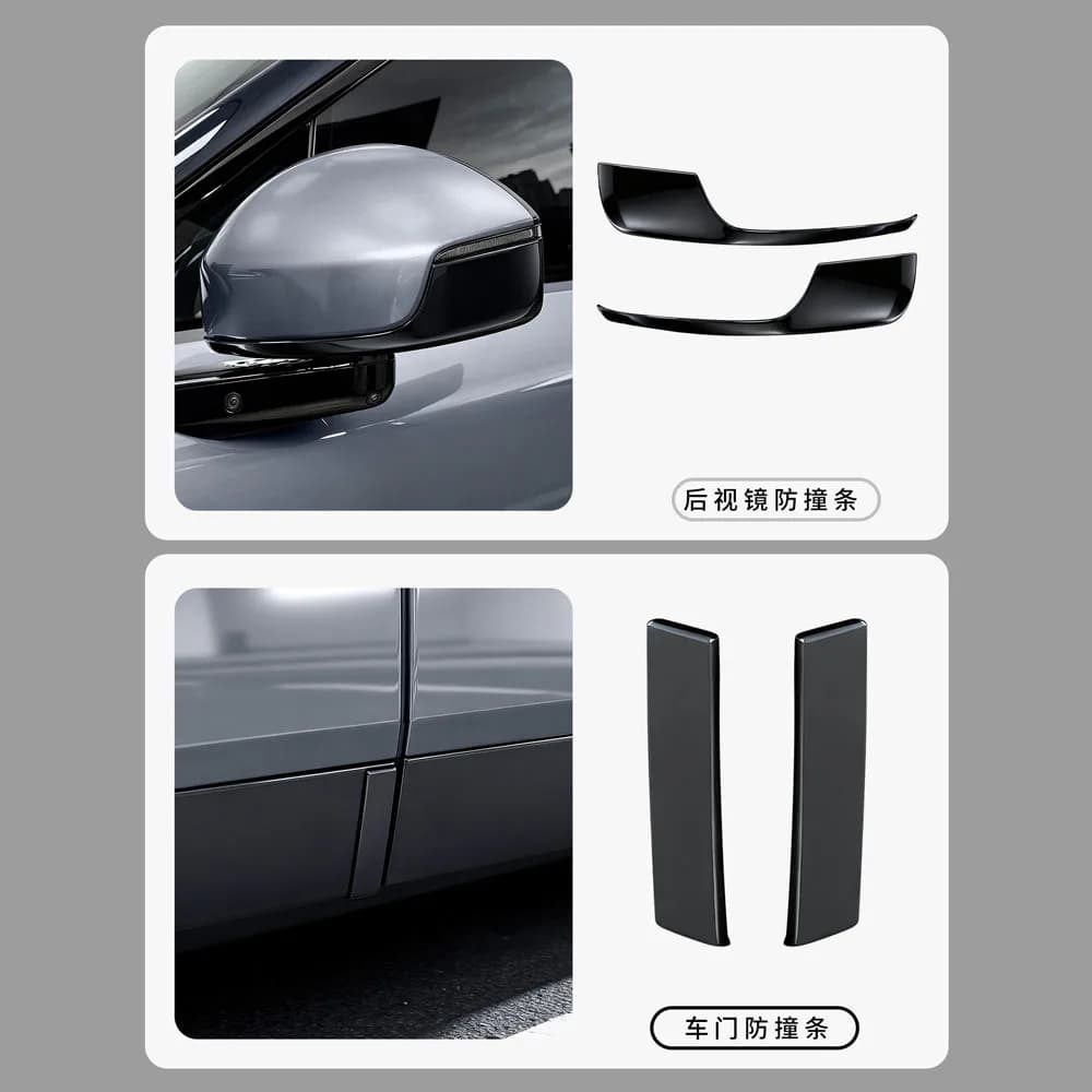 Fit For Xpeng GX Rear View Mirror Anti-collision Decorative Strip Automotive Modification Supplies Special Door Scratch Strip