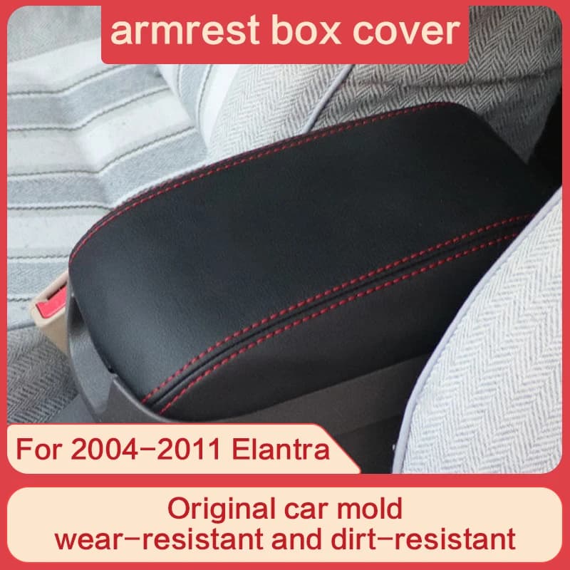 Suitable for 2004-2011 Hyundai Elantra Car Armrest Box Protective Cover Center Control Armrest Cover Accessories Decoration