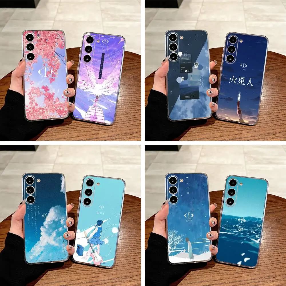 M-MUSIC -Y-YORUSHIKA'S ART Phone Case For Samsung Galaxy A71,A70,A52,A51,A40,A30 Transparent Cover
