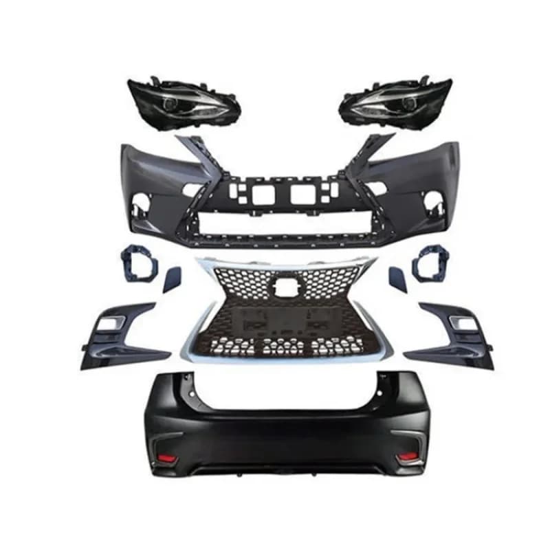 Facelift Sport Style Bodykit Front Rear Bumper Grille Headlights Body Kit for  CT 200h CT200 CT200h 2012-2016 Upgr 2017