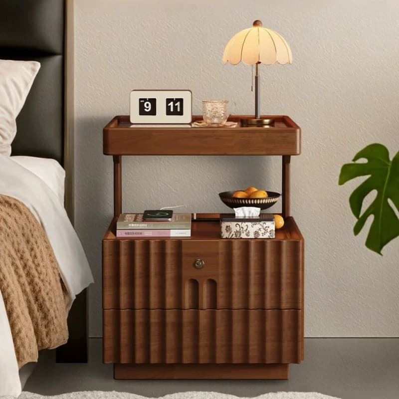 Storage Drawer Nightstands Yellow Minimalistic Narrow Nordic Bedside Tables Drawers Modern Mesitas De Noche Furniture For Home