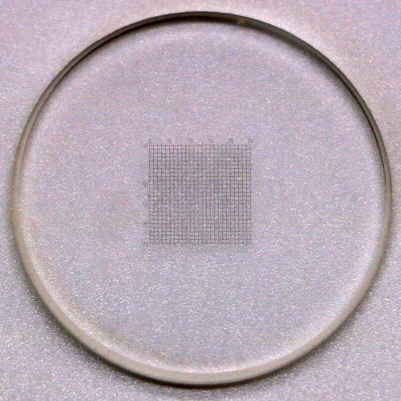 10pcs Grid Eyepiece Micrometer Microscope Micrometer Calibration Slide DIV 0.2mm