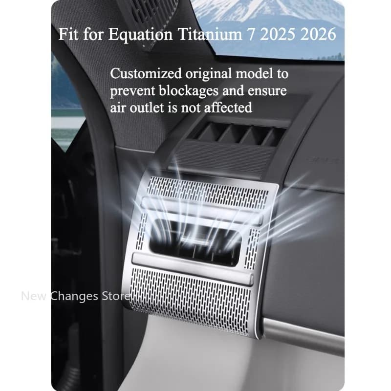 For BYD Ti 7 Air Outlet Masks Protective Cover On Both Sides of The Dashboard Car Interior Supplies