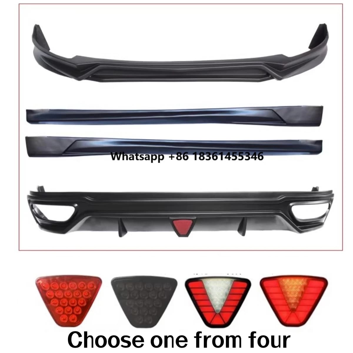 Car Body Kit for  Mondeo 2019-2021 Modified New Style Unpainted Painted Front Shovel Rear Lip Side Skirts