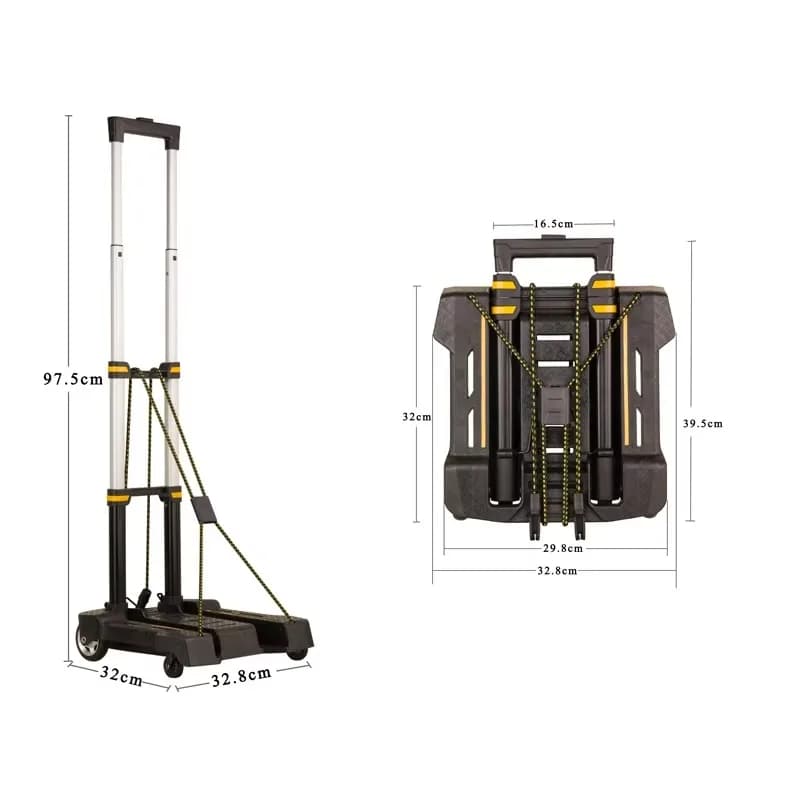 Aluminum luggage carts and luggage carts with luggage carts Trolley Truck functions