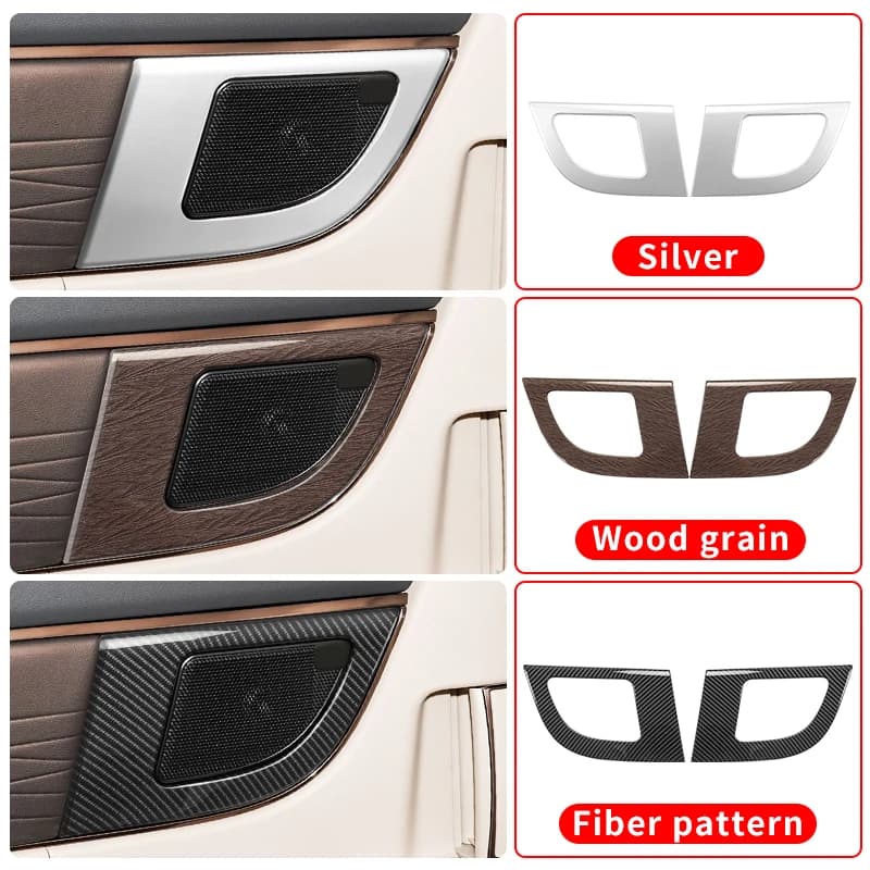 Door speaker grille(For 2023-2025 Toyota Alphard/Vellfire 40 Series) ABS Material Perfect Fit Upgrade Interior Car Accessories