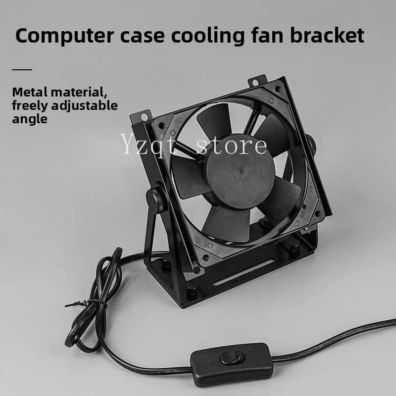 Spot computer case External fan 12cm fan Router  Vertical bracket External fan bracket